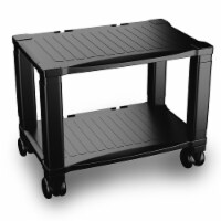 Printer Stand 2-Tier Under Desk Table for Fax, Scanner, Printer, Office Supplies-Compact and