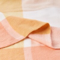 Soft Acrylic Throw – Oversized 60 x 70 Vintage Look Woven Acrylic Faux Cashmere Feel Plaid