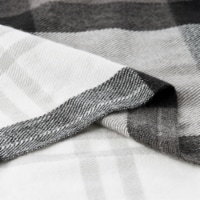 Soft Acrylic Throw – Oversized 60 x 70 Vintage Look Woven Acrylic Faux Cashmere Feel Plaid