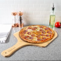 Large Pizza Peel – Wooden Bamboo Classic Paddle for Baking and Cooking – Party Serving Tray