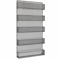 Spice Rack Organizer Metal Space Saving Wall Mount 5 Tier Storage Shelves for Kitchen,
