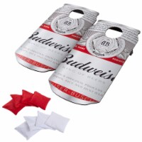 Budweiser Can Bean Bag Toss Cornhole Corn Hole Game Boards Travel Portable