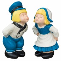 Gardens Alive! Kissing Dutch Couple Garden Statues