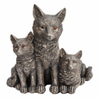 Gardens Alive! Fox Family Garden Statue