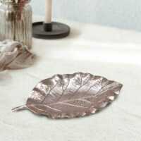 BBH Homes Handmade Novelty Shaped Aluminum Tray 7.08 x 3.74 x 0.78 BBVK054AB2020 bronze