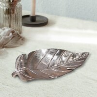 BBH Homes Handmade Novelty Shaped Aluminum Tray 6.49 x 3.14 x 0.7 BBVK059AB2020 bronze