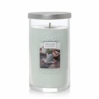 Yankee Candle Alpine Mint Pillar Candle - Green Perspective: Main