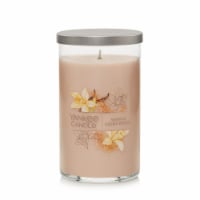 Yankee Candle® Pillar Jar Candle Vanilla Creme Brulee Perspective: Main