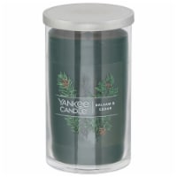 Yankee Candle® Pillar Jar Candle Balsam and Cedar Perspective: Main