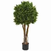 46-in Boxwood Topiary Tree UV Resistant (Indoor/Outdoor)