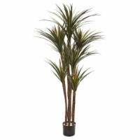 Nearly Natural 5.5' Giant Yucca Artificial Tree UV Resistant, Multi-Color