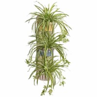 Nearly Natural 8351 39 in. Spider Artificial Plant in Three-Tiered Wall Decor Planter