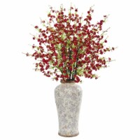 37-in Cherry Blossom Artificial Arrangement in Decorative Vase