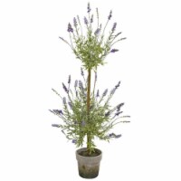 Nearly Natural 9603 34 in. Lavander Topiary Artificial Tree