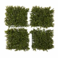 Nearly Natural 10.5 x 10.5 Indoor & Outdoor Rosemary Artificial Wall Mat - 4 Set