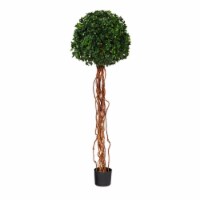 Nearly Natural T1558 5.5 ft. English Ivy Single Ball Artificial Topiary Tree with Natural Tru