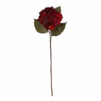 Nearly Natural 2368-S6-BG 32 in. Hydrangea Artificial Flower, Burgundy - Set of 6