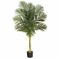 Nearly Natural T1838 5 ft. Single Stalk Golden Cane Artificial Palm Tree