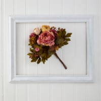 17-in Peony Artificial Flower Bouquet (Set of 2)