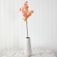 Nearly Natural 2363-S3-LG 35 in. Cherry blossom Artificial Flower, Light Green - Set of 3