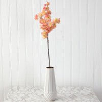 Nearly Natural 2363-S3-LG 35 in. Cherry blossom Artificial Flower, Light Green - Set of 3