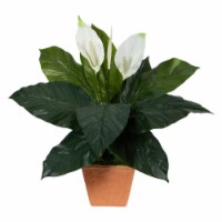 2-in Spathiphyllum Artificial Plant in Terra-Cotta Planter