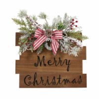 Nearly Natural 20 Holiday Merry Christmas Door Wall Art Decor