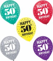amscan Here's to Your 50th Birthday Printed Balloons (15)
