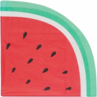Amscan 634825 Just Chillin Lunch Watermelon Lunch Napkins - Pack of 16