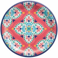 Amscan 634814 7 in. Boho Vibes Dessert Plate - Pack of 8