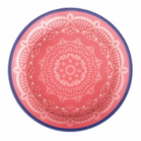 Amscan 634819 7 in. Boho Vibes Multi-Pack Dessert Plate - Pack of 4