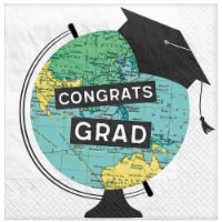 Amscan 634732 The World Awaits Lunch Napkins - Pack of 36