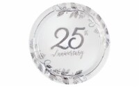 Amscan Plate 7" Rd 25th Anniversary