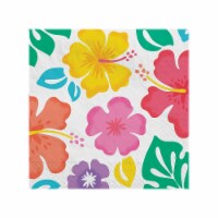 Amscan Summer Hibiscus Luau Luncheon Napkins Multicolor 100/Pack (712735)