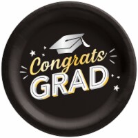 Party Impressions Congrats Grad Paper Plates Perspective: Main