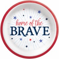 Party Impressions Home of the Brave Paper Plates Perspective: Main