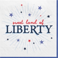 Party Impressions Sweet Land of Liberty Paper Napkins Perspective: Main