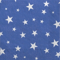 Party Impressions Blue and White Stars Paper Napkins Perspective: Main