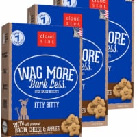 Cloud Star 192959800838 8 oz Itty Bitty Buddy Biscuits Bacon Cheese Dog Treats Pack of 3 3 Baker s