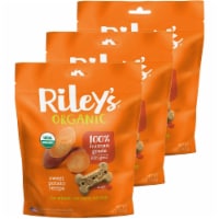 Rileys Organics 192959808940 Sweet Potato Large Bone Dog Treats, 5 oz - Pack of 3
