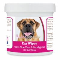 Healthy Breeds 192959823158 Boerboel Ear Cleaning Wipes with Aloe & Eucalyptus for Dogs - 100