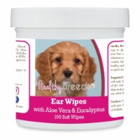 Healthy Breeds 192959823332 Cavapoo Ear Cleaning Wipes with Aloe & Eucalyptus for Dogs - 100