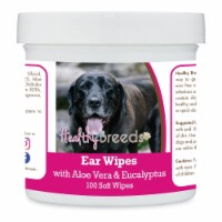 Healthy Breeds 192959824131 Mastador Ear Cleaning Wipes with Aloe & Eucalyptus for Dogs - 100