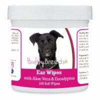 Healthy Breeds 192959824193 Mutt Ear Cleaning Wipes with Aloe & Eucalyptus for Dogs - 100 Cou