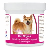 Healthy Breeds 192959824711 Shiba Inu Ear Cleaning Wipes with Aloe & Eucalyptus for Dogs - 10