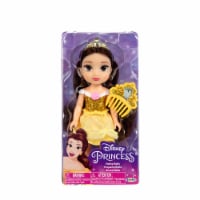 Disney Belle Glitter Molded Bodice Doll Perspective: Main