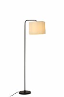 61 in. Arched Floor Lamp with Fabric Shade