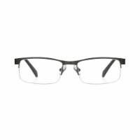 Foster Grant® Men’s Lamar Reading Glasses – Matte Black Metal Perspective: Main