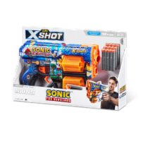 Zuru X-SHOT-SKINS Dread Mega Sonic Sonict he Hedgehog Air Pocket Blaster Perspective: Main