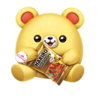 Zuru Snackles Series 1 Plush Gold Bear & Haribo® Perspective: Main